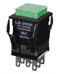 NKK SWITCHES LB26SKW01-5F-JF