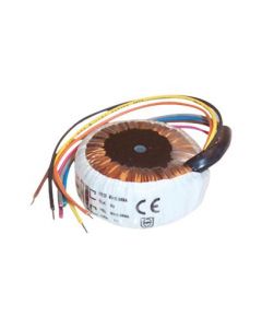 MULTICOMP PRO MCFM32/12Toroidal Transformer, 24mm x 43mm, 3.2 VA, 115V, 230V, 2 x 12V, Single Primary, Dual Secondary