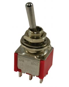 MULTICOMP PRO 1MD2T1B5M1QEToggle Switch, On-(On), DPDT, Non Illuminated, 1MD2 Series, 5 A, Panel Mount