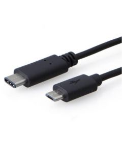 MULTICOMP PRO C06026-00010USB Cable, Type C Plug to Micro Type B Plug, 0.91 m, 3 ft, USB 2.0, Black