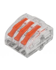 MULTICOMP PRO MP007140Pluggable Terminal Block, 3 Positions, 4 mm², Push In Lock, 32 A