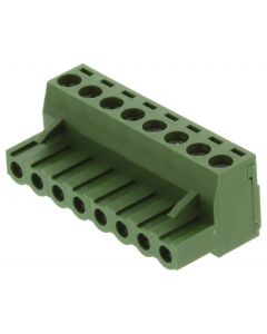 MULTICOMP PRO MCTC-10D08Pluggable Terminal Block, 5.08 mm, 8 Positions, 24 AWG, 12 AWG, Screw