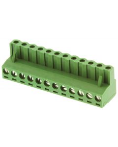 MULTICOMP PRO MCTC-10D12Pluggable Terminal Block, 5.08 mm, 12 Positions, 24 AWG, 12 AWG, Screw