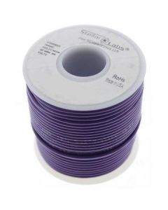 MULTICOMP PRO 24-15147Wire, Hook Up, PVC, Violet, 26 AWG, 0.13 mm², 25 ft, 7.62 m