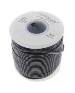 MULTICOMP PRO 24-15118Wire, Hook Up, PVC, Gray, 22 AWG, 0.33 mm², 100 ft, 30.5 m