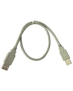 MULTICOMP PRO MC002727USB Cable, Type A Plug to Type A Plug, 500 mm, 19.7 ', USB 2.0, Gray