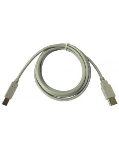 MULTICOMP PRO MC002729USB Cable, Type A Plug to Type B Plug, 500 mm, 19.7 ', USB 2.0, Gray