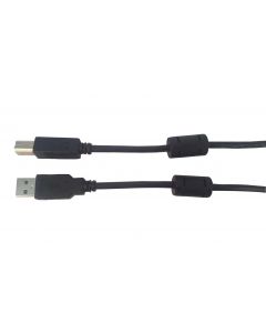 MULTICOMP PRO MC002732USB Cable, USB Type A Plug, USB Type B Plug, 1.83 m, 6 ft, USB 2.0, Black