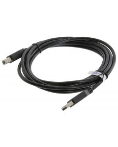 MULTICOMP PRO 10682USB Cable, Mini USB Type A Plug, USB Type B Plug, 3.05 m, 10 ft, USB 2.0, Black
