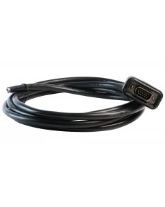 MULTICOMP PRO MP002483Computer Cable, HD-15 Plug, Free End, 6.6 ft, 2 m, Black, MP Sealed D-Sub Connectors