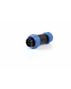 MULTICOMP PRO MP002551Circular Connector, MP-T21 IP68 Series, Cable Mount Plug, 4 Contacts, Screw Pin, Threaded