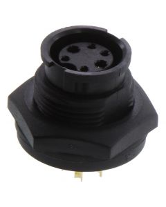 MULTICOMP PRO MP002500Circular Connector, MP Hybrid Connectors, Panel Mount Receptacle, 6 Contacts, Solder Socket