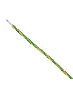 MULTICOMP PRO MP011203Wire, PVC, Green, Yellow, 18 AWG, 100 ft, 30.5 m