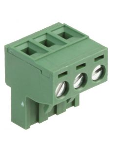 MULTICOMP PRO MC000177Pluggable Terminal Block, 5.08 mm, 3 Positions, 24AWG to 12AWG, Screw, 16 A