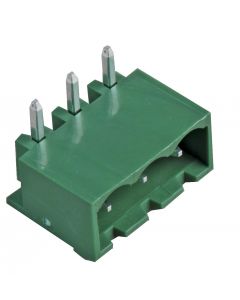 MULTICOMP PRO MC000209Terminal Block, Header, 5.08 mm, 3 Positions, 16 A, 300 V, Through Hole Right Angle