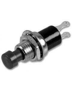 MULTICOMP PRO MCPS29C-2Pushbutton Switch, 7 mm, SPST, On-Off, Round, Black