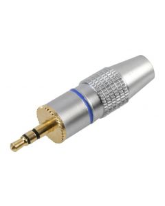 MULTICOMP PRO PS000094Phone Audio Connector, 3 Contacts, Plug, 3.5 mm, Cable Mount, Gold Plated Contacts, Brass Body