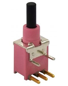 MULTICOMP PRO MP-PB9-AAB00A2RE-6Pushbutton Switch, SPDT, On-(Off), Round Plunger