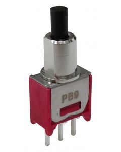 MULTICOMP PRO MP-PB9-AB00BQE-5Pushbutton Switch, SPDT, On-(Off), Round Plunger