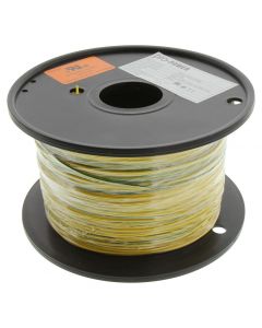 MULTICOMP PRO PP002387Wire, PVC, Yellow, Green, 22 AWG, 1000 ft, 305 m