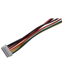 MULTICOMP PRO MP004783Cable Assembly, Wire to Board Receptacle to Free End, 6 Positions, 1.5 mm, 1 Row, 150 mm, 5.9 '