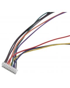 MULTICOMP PRO MP004795Cable Assembly, Wire to Board Receptacle to Free End, 9 Positions, 1.5 mm, 1 Row, 300 mm, 11.8 '