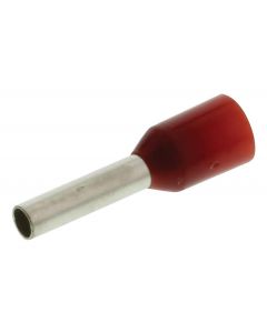 MULTICOMP PRO E1508-REDWire Ferrule, Single Wire, 16 AWG, 1.5 mm², 8 mm, Red, E Series