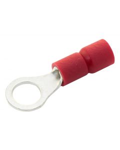 MULTICOMP PRO RVES1-4Ring Tongue Terminal, M4, #8, 16 AWG, 1.5 mm², RVES Series, Red