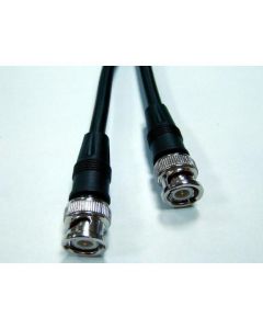 MULTICOMP PRO 24-15624RF / Coaxial Cable Assembly, BNC Plug to BNC Plug, RG58, 50 ohm, 5 ft, 1.5 m, Black