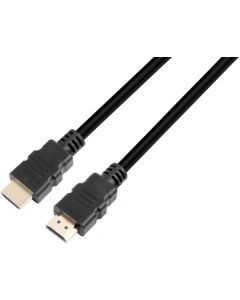 MULTICOMP PRO MC-8A-2102Audio / Video Cable Assembly, HDMI Type A Plug, HDMI Type A Plug, 6.6 ft, 2 m, Black