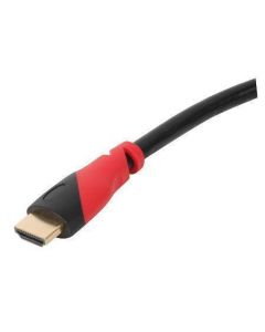 MULTICOMP PRO 24-14717HDMI V1.4 High Speed Cable Assembly, 3D & 4K Compatible, In Wall CL3 Rated, Red/Black, 15 ft, 4.6 m