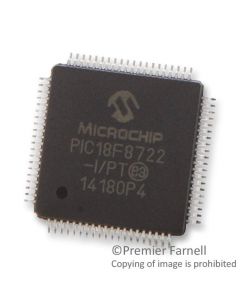 MICROCHIP PIC18F8722-I/PT