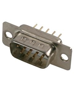 MULTICOMP PRO 5502-09PA-01-F1D Sub Connector, Standard, Plug, 5502, 9 Contacts, DE, Solder