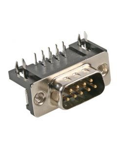 MULTICOMP PRO 5504F1-09P-02-03-F1D Sub Connector, Standard, Plug, 5504, 9 Contacts, DE, Solder