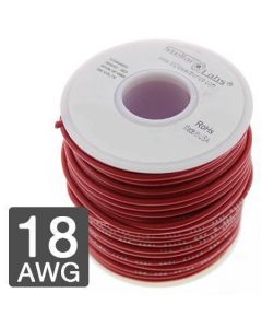 MULTICOMP PRO 24-16042Wire, Hook Up, PVC, Red, 18 AWG, 0.82 mm², 25 ft, 7.62 m