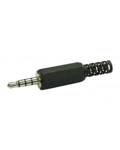 MULTICOMP PRO MC001292Phone Audio Connector, 4 Contacts, Plug, 3.5 mm, Cable Mount