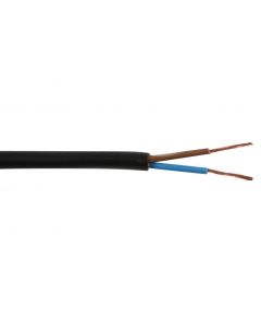 MULTICOMP PRO 2182Y-0.5MMBLKMulticonductor Unshielded Cable, Flexible, Round, Per M, 2, 0.5 mm , 16 x 0.2mm RoHS Compliant: Yes