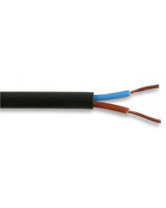 MULTICOMP PRO 3182Y-0.50MMBLK100MMulticore Unscreened Cable, Flexible, 2 Core, 0.5 mm , 16 x 0.2mm, 328 ft, 100 m RoHS Compliant: Yes