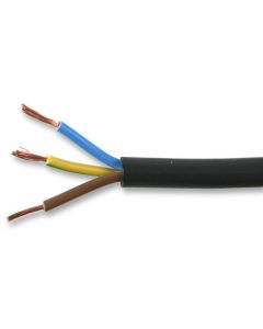 MULTICOMP PRO 3183Y-1.50MMBLKMulticonductor Unshielded Cable, Flexible, Per M, 3, 1.5 mm , 30 x 0.25mm RoHS Compliant: Yes