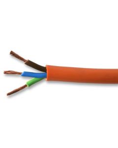 MULTICOMP PRO 3183Y-0.75MMORN100MMulticore Unscreened Cable, Flexible, 3 Core, 0.75 mm , 24 x 0.2mm, 328 ft, 100 m RoHS Compliant: Yes