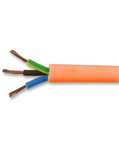 MULTICOMP PRO 3183Y-2.50MMORN100MMulticonductor Unshielded Cable, Flexible, Per M, 3, 2.5 mm , 50 x 0.25mm RoHS Compliant: Yes