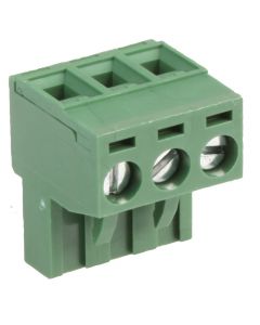 MULTICOMP PRO MC000137Pluggable Terminal Block, 3, 300 V, 16 A, 5 mm, 24 AWG, 12 AWG RoHS Compliant: Yes