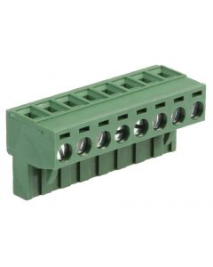 MULTICOMP PRO MC000141Pluggable Terminal Block, 8, 300 V, 16 A, 5 mm, 24 AWG, 12 AWG RoHS Compliant: Yes