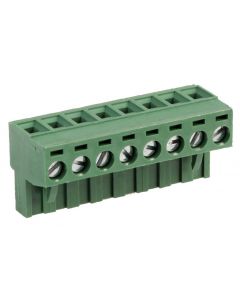 MULTICOMP PRO MC000181Pluggable Terminal Block, 8, 300 V, 16 A, 5.08 mm, 24 AWG, 12 AWG RoHS Compliant: Yes