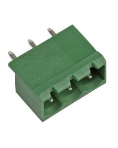 MULTICOMP PRO MC000201Terminal Block Header, 3, 300 V, 16 A, 5.08 mm, Through Hole Vertical, Header RoHS Compliant: Yes