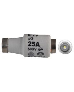 MULTICOMP PRO 2312407Industrial / Power Fuse, Class gG / gL, 400 V, 500 V, 25 A, 22mm x 50mm, 0.87' x 1.97' RoHS Compliant: Yes